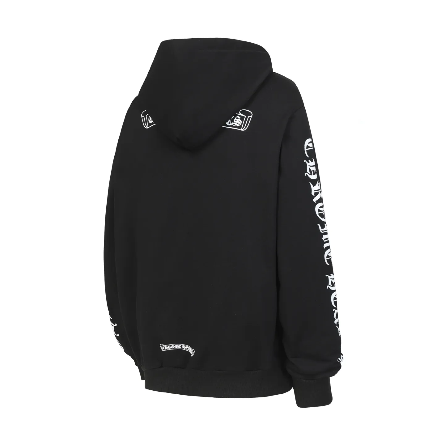 P250 #L3194 model, cross-border running quantity, please do not place an order if you pursue quality - Chrome Hearts/Chrome Hearts Sanskrit letters printed leather cross ✝️ hooded sweatshirt - high weight, high density and high quality, soft, delicate and skin-friendly wool, soft and silky to the touch, excellent warmth and skin-friendly properties - Custom-woven and custom-dyed, no color difference, no matter the fabric or workmanship details, beat the ordinary version on the market -Colour: black red -Size: S M LXL